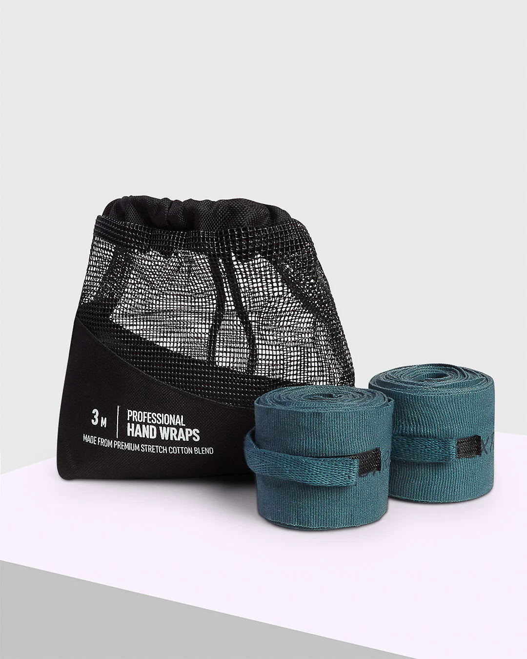 120" BOXRAW Hand Wraps - Grey - Image 3