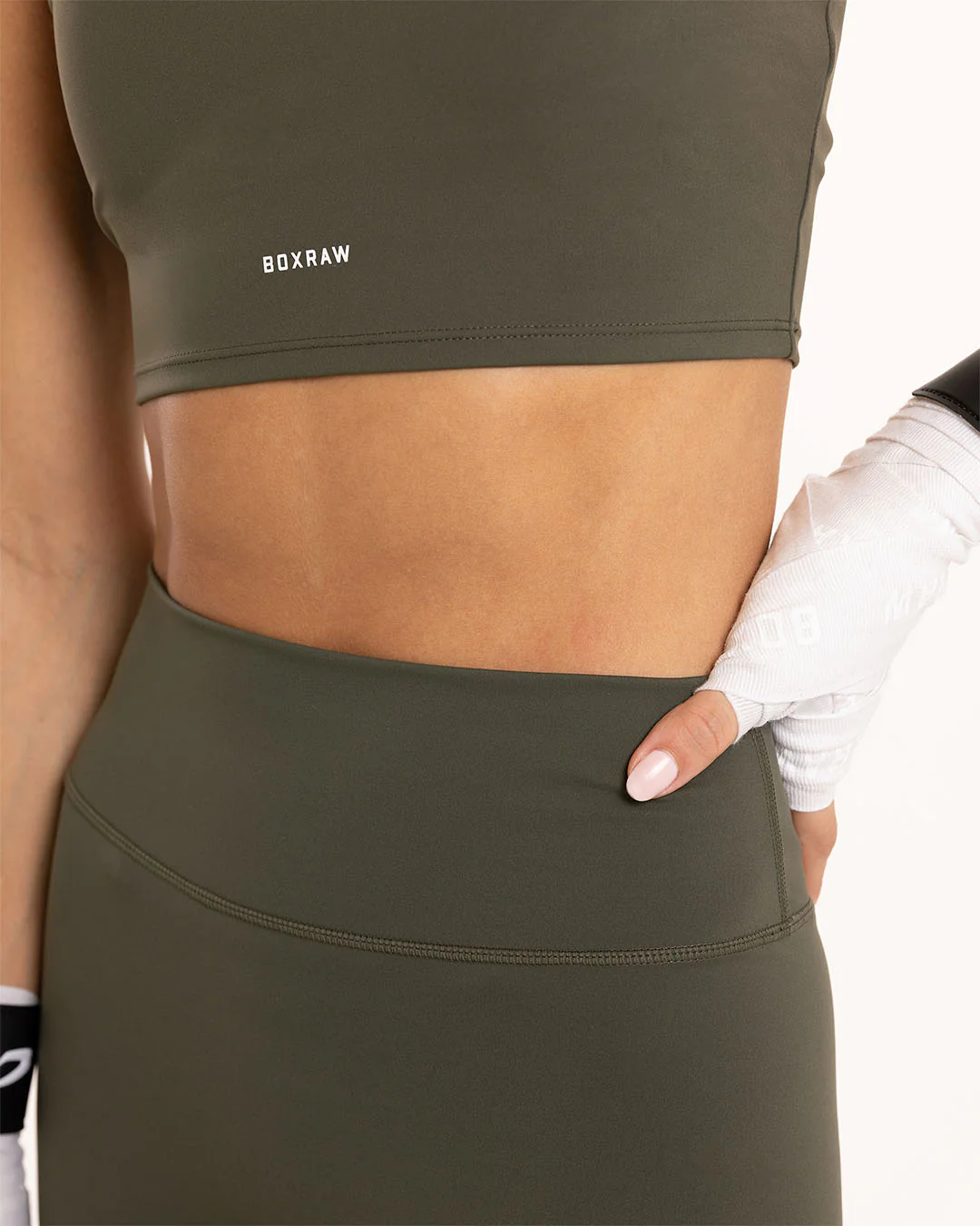 Annie Tank Bra - Dark Olive - Image 5