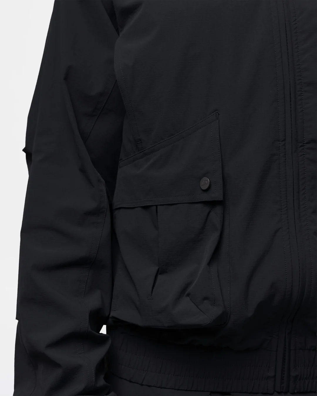 Benton Cargo Jacket - Black - Image 10