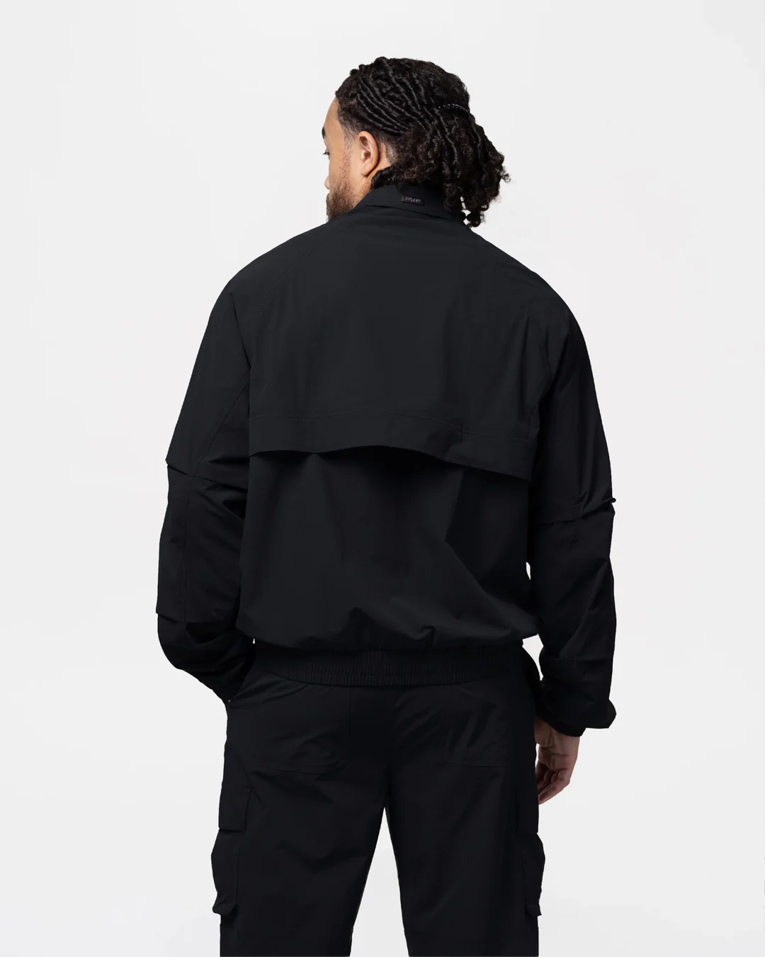 Benton Cargo Jacket - Black - Image 6