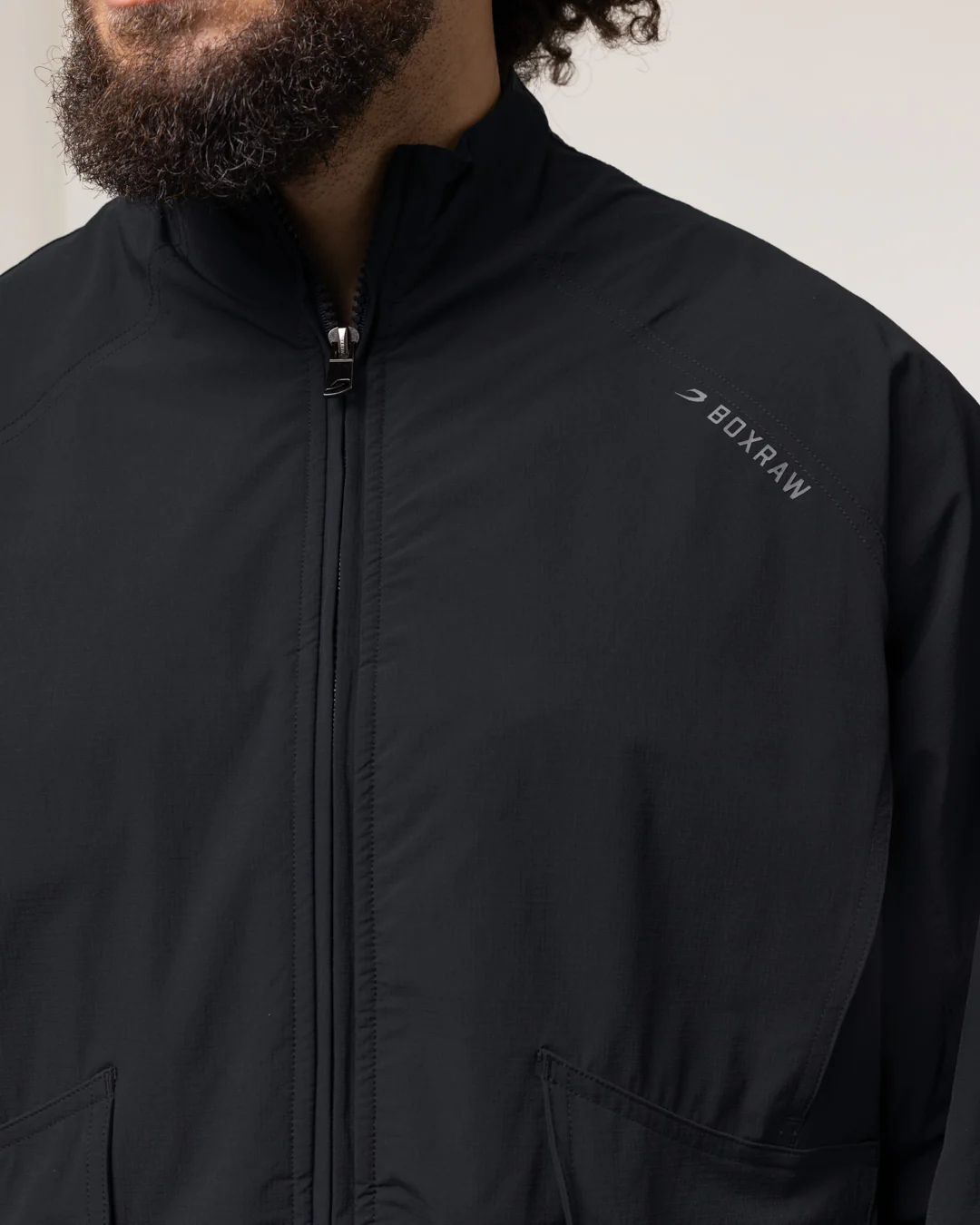 Benton Cargo Jacket - Black - Image 8