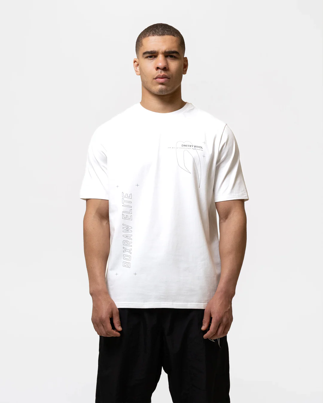 Bivol x BOXRAW Elite T-Shirt - White - Image 4