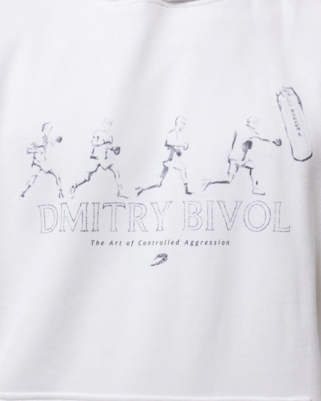Bivol x BOXRAW Pendulum Oversized Hoodie - White - Image 9