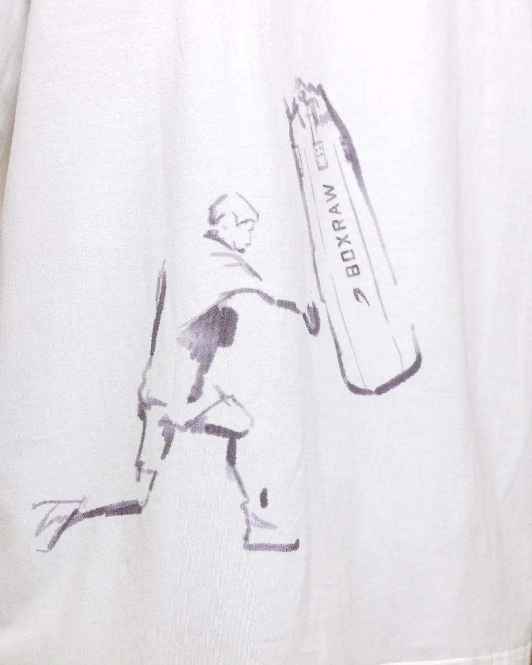 Bivol x BOXRAW Pendulum Oversized T-Shirt - White - Image 10