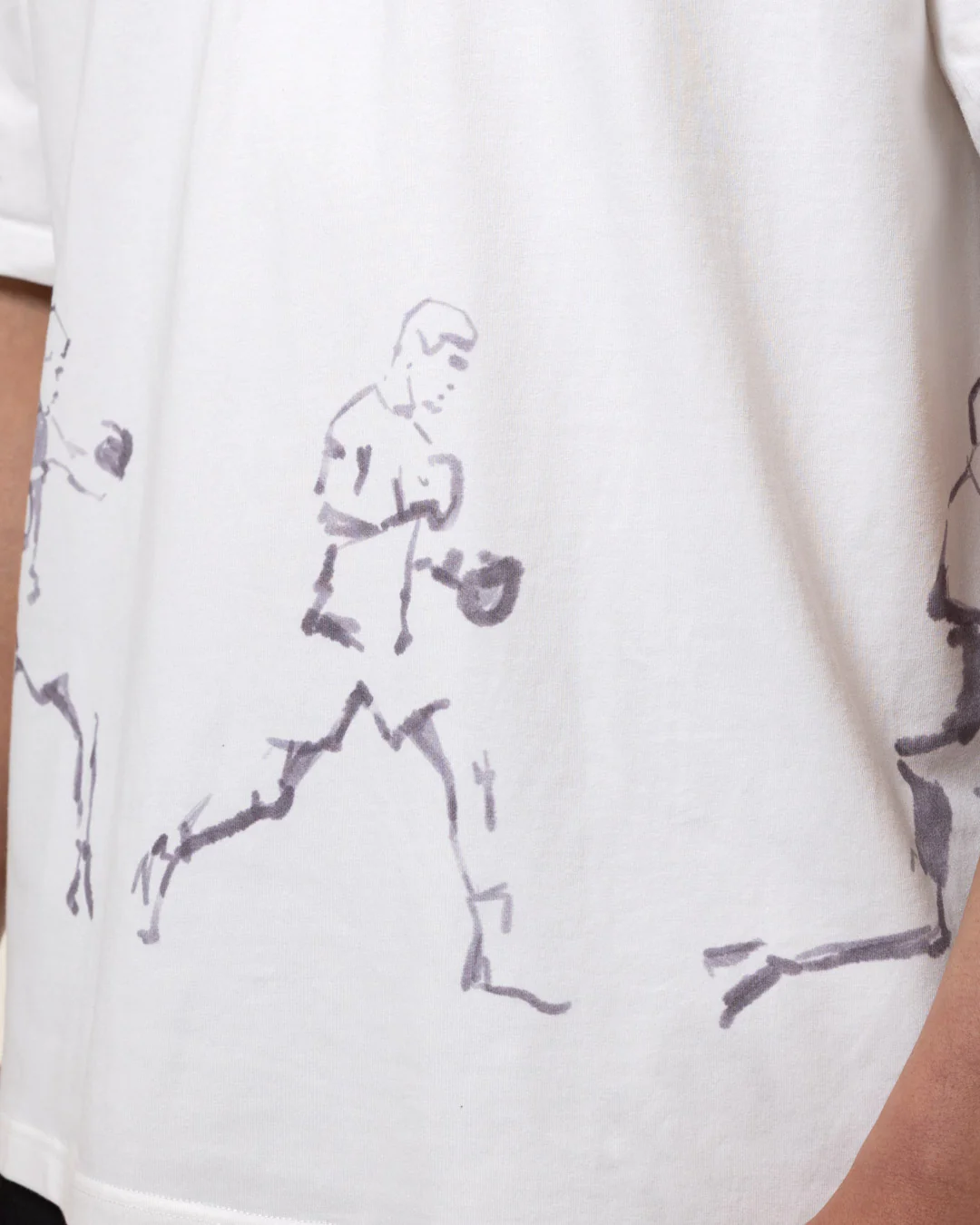 Bivol x BOXRAW Pendulum Oversized T-Shirt - White - Image 11