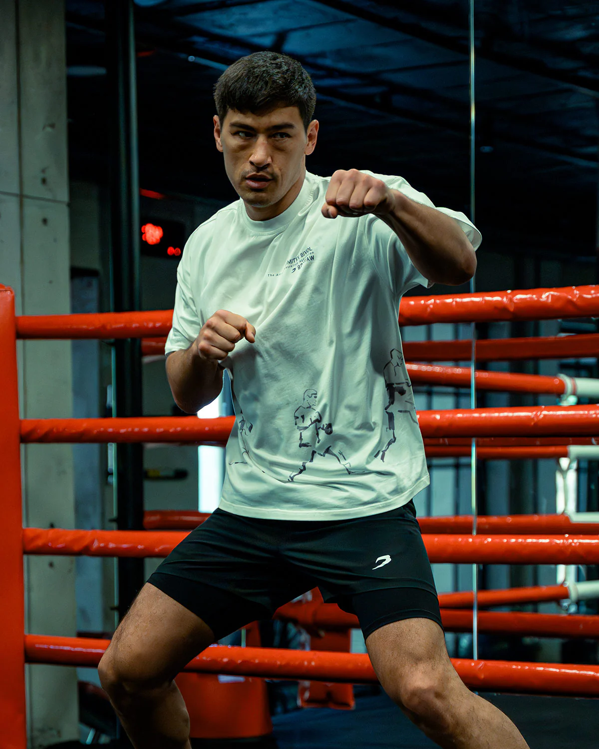 Bivol x BOXRAW Pendulum Oversized T-Shirt - White - Image 3
