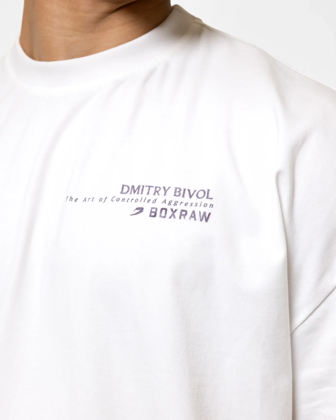 Bivol x BOXRAW Pendulum Oversized T-Shirt - White - Image 9