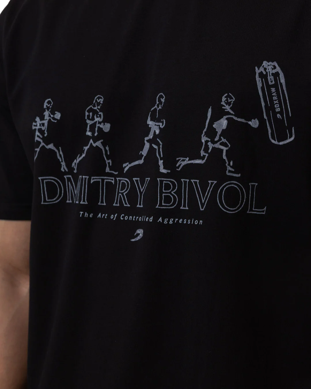 Bivol x BOXRAW Pendulum T-Shirt - Black - Image 11