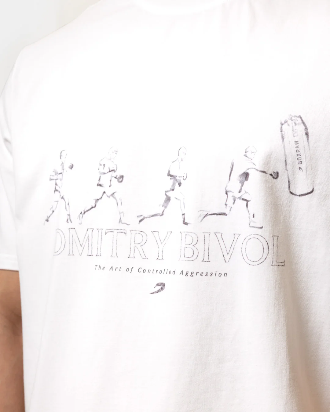 Bivol x BOXRAW Pendulum T-Shirt - White - Image 11