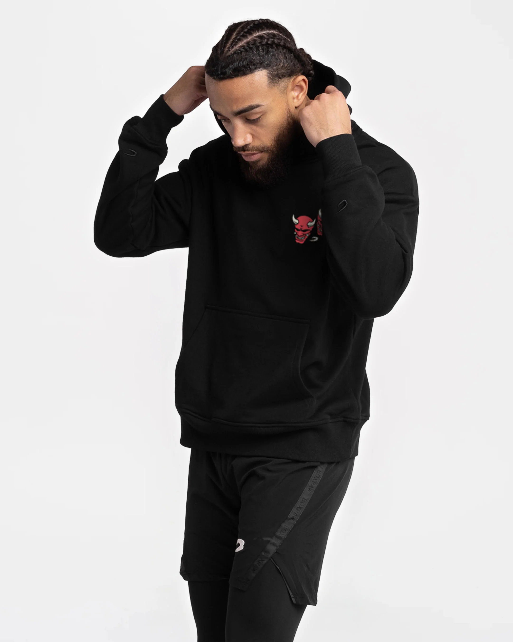 Death Before Dishonor Oversized Hoodie - Black - Image 4