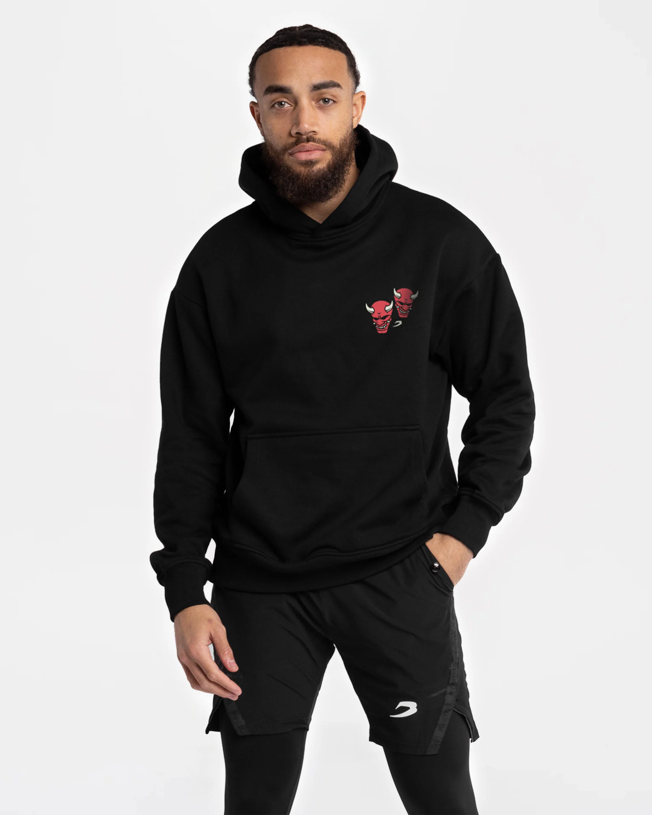 Death Before Dishonor Oversized Hoodie - Black - Image 5
