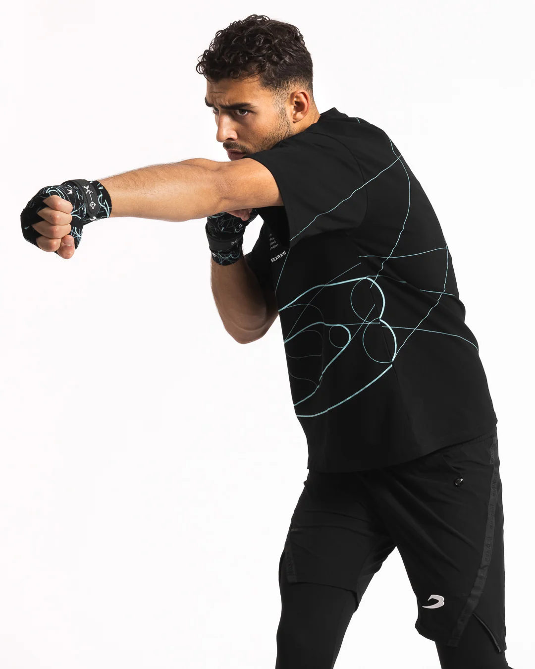 Disciplined Thought/Action Oversized T-Shirt - Black - Image 6