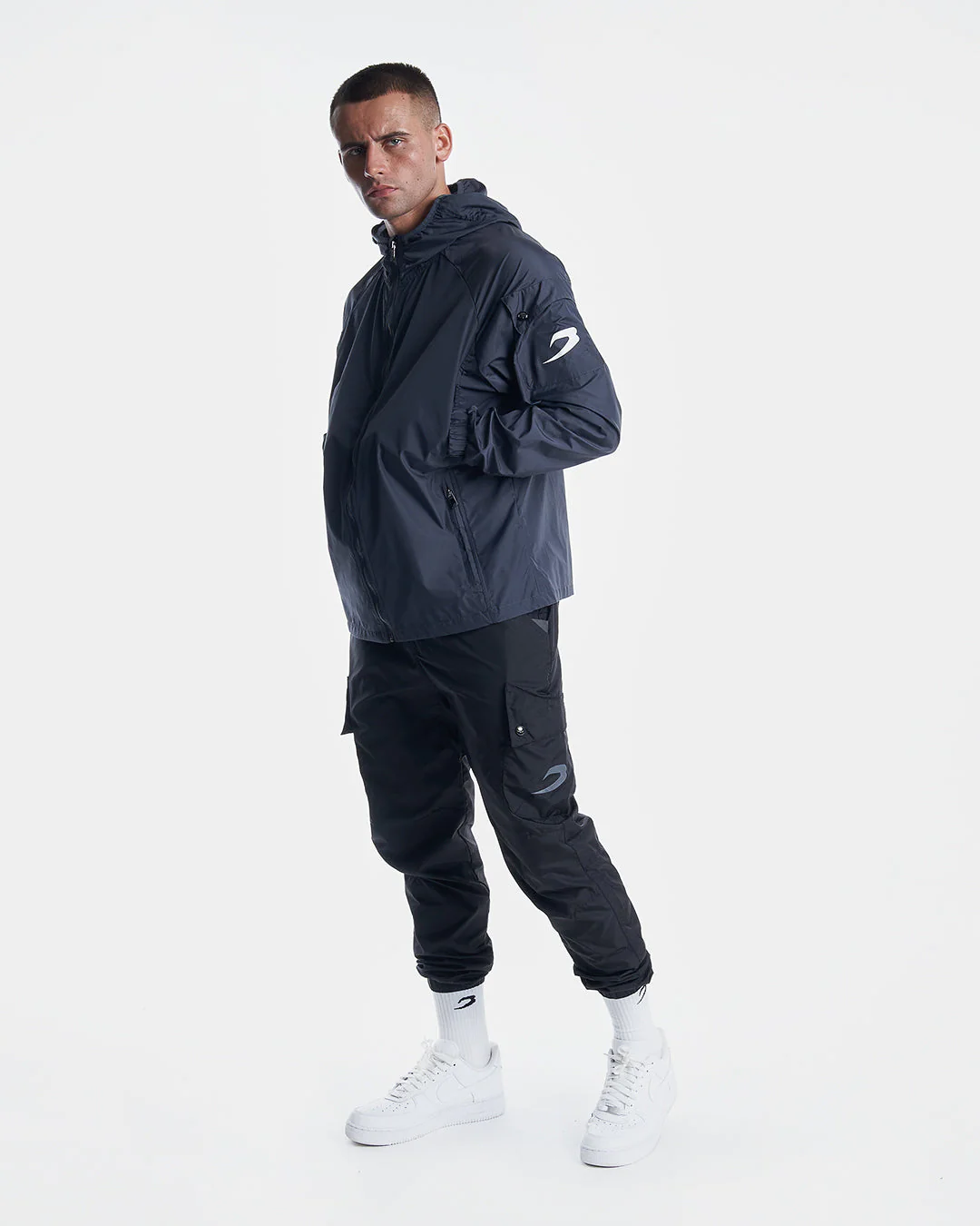 Dundee Windbreaker Jacket - Charcoal - Image 14