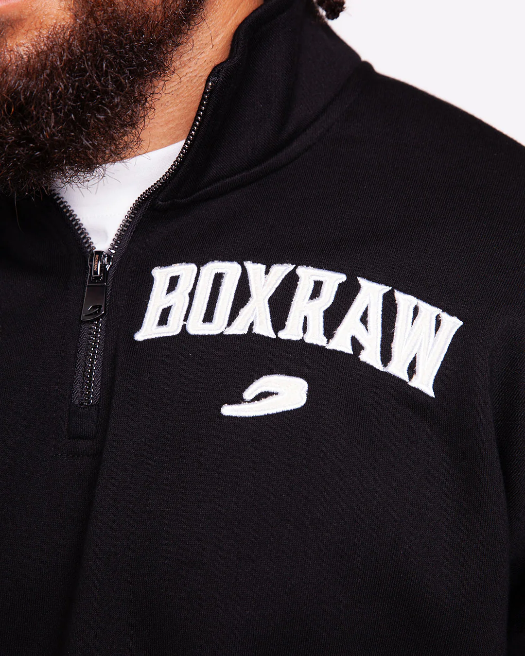 East Street 1/4 Zip - Black - Image 7