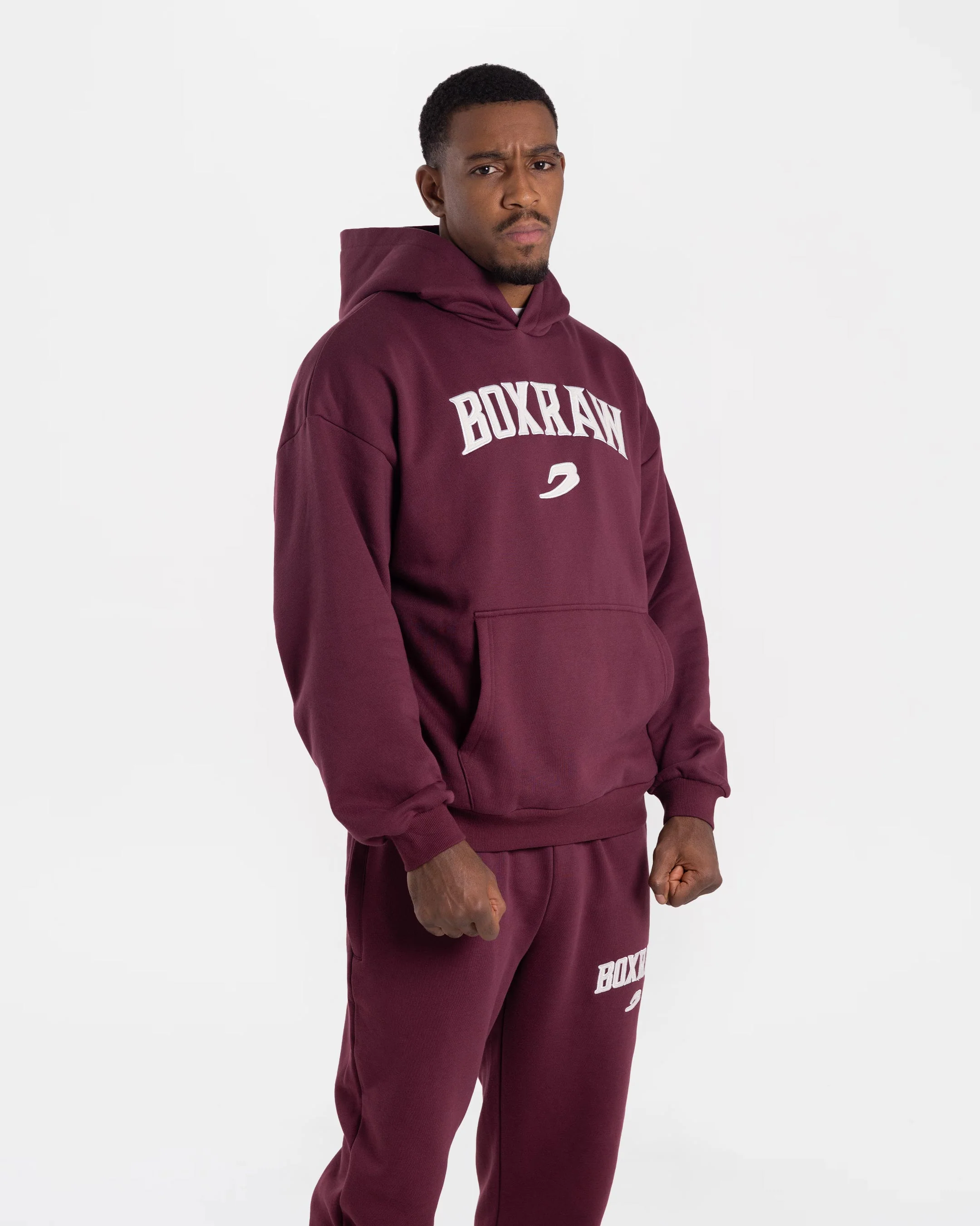 East Street Hoodie - Burgundy - Image 6