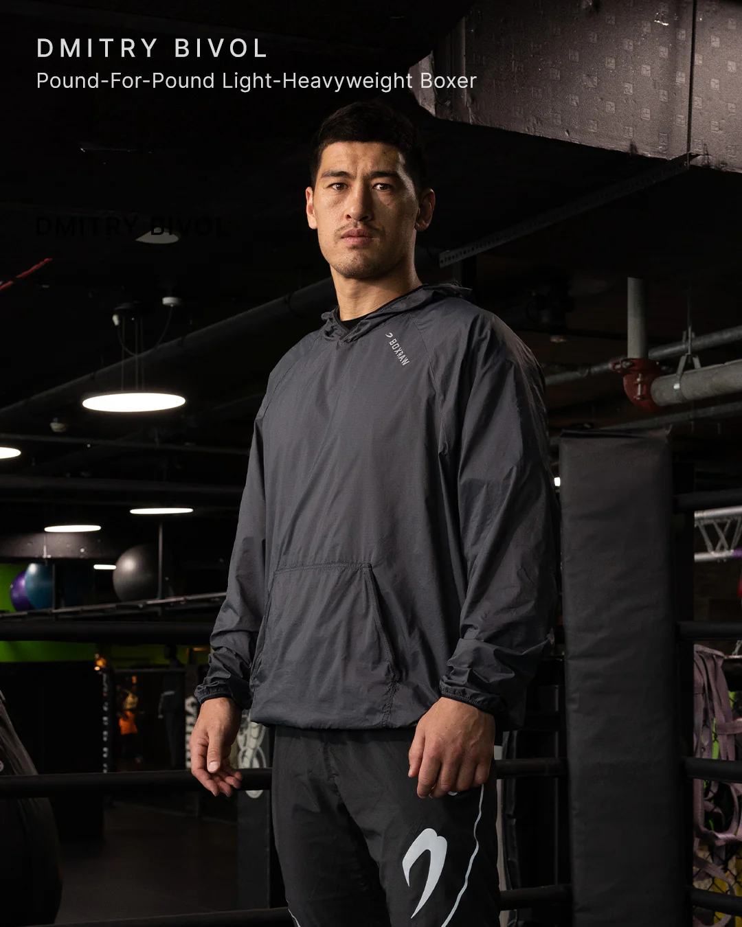 Genaro Oversized Windbreaker Hoodie - Neon Yellow - Image 3