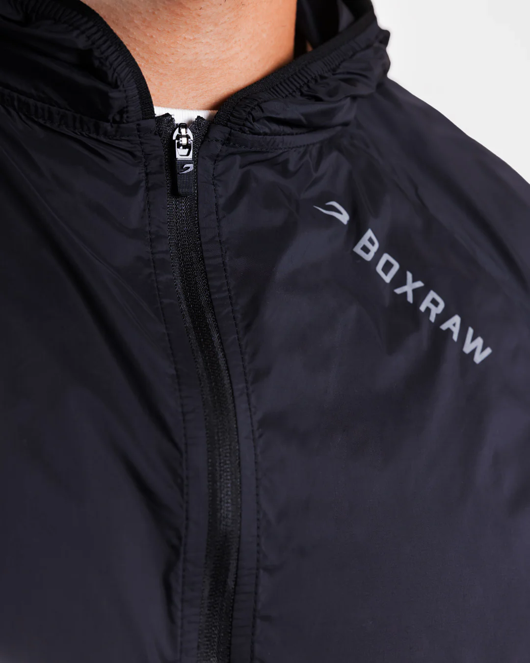 Genaro Zip Up Windbreaker - Black - Image 10