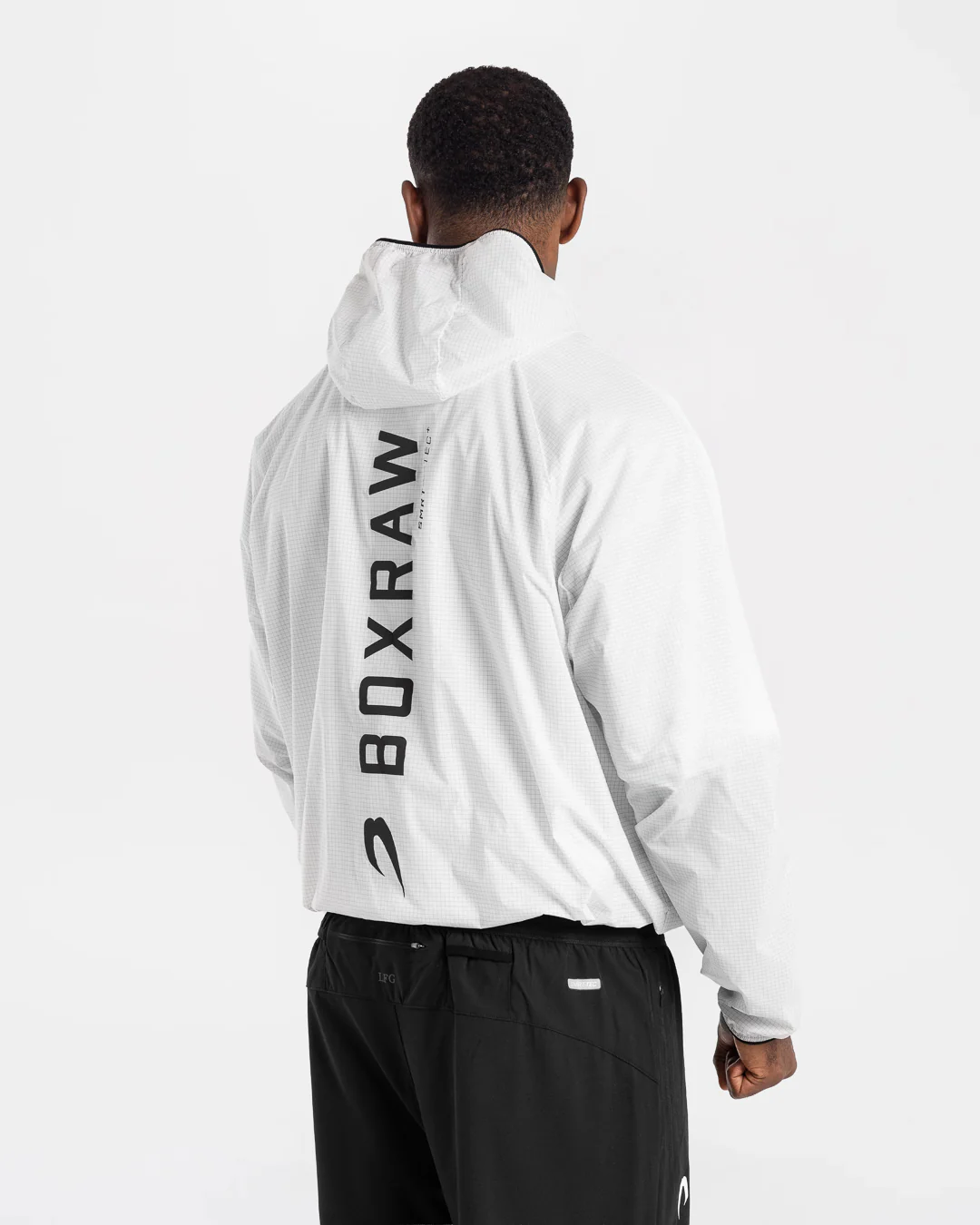 Genaro Zip Up Windbreaker - White - Image 4