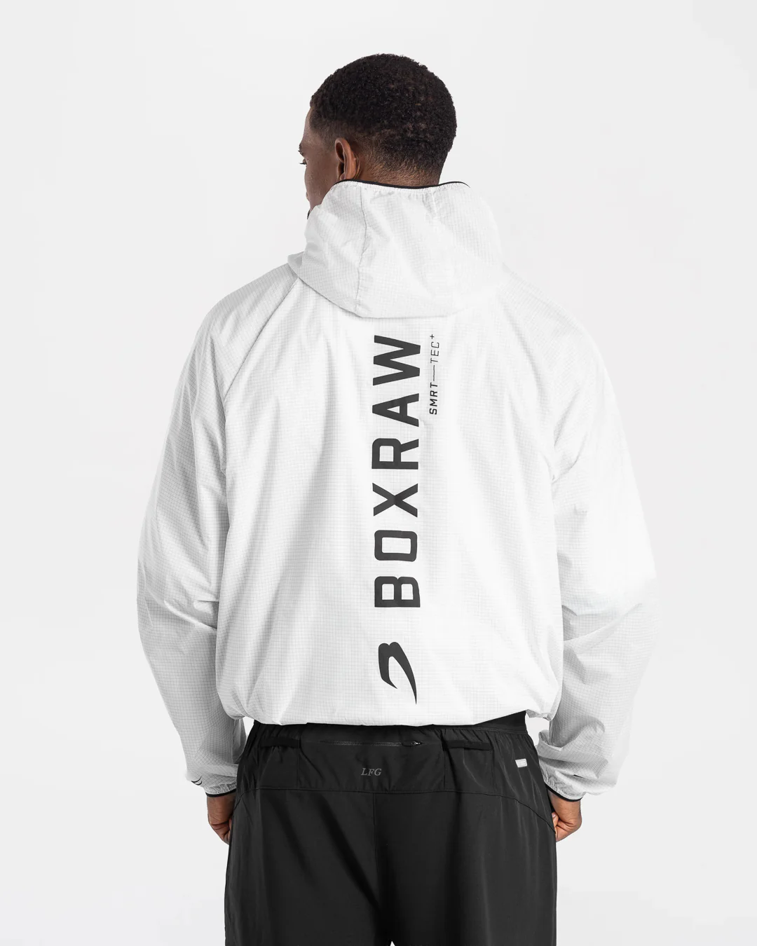 Genaro Zip Up Windbreaker - White - Image 6