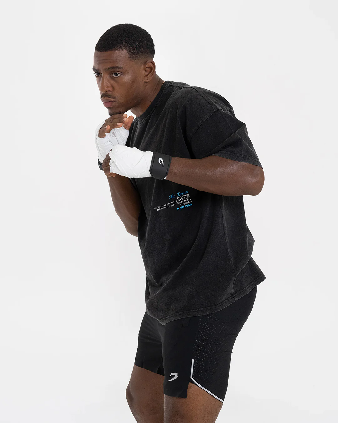 Haney x Sparring Club Oversized T-Shirt (Ltd. Edition) - Washed Black - Image 4