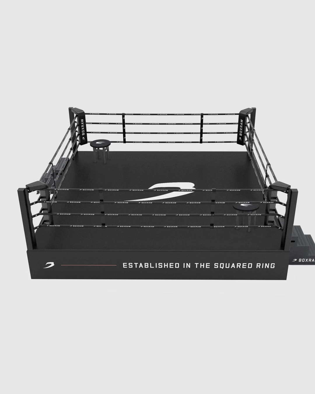 BOXRAW 36" Pro Training Boxing Ring - Black/Classic - Image 3