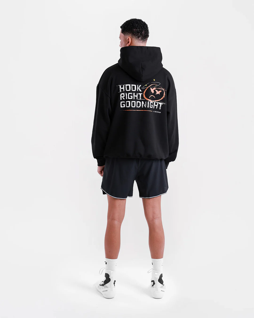 Hook Right Goodnight Oversized Hoodie - Black - Image 11