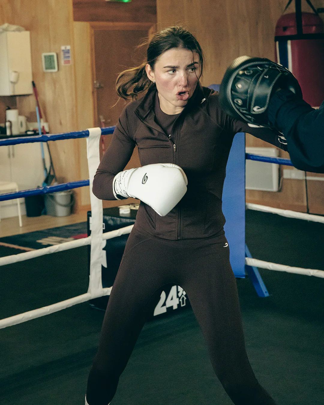 Jackie Training Jacket - Heritage Brown - Image 3