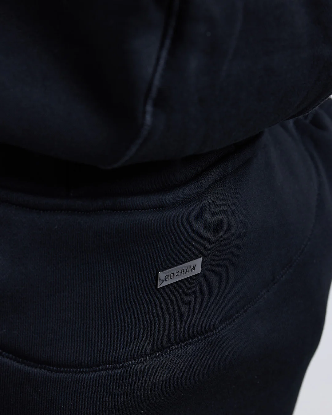 Johnson Cropped Hoodie - Black - Image 8