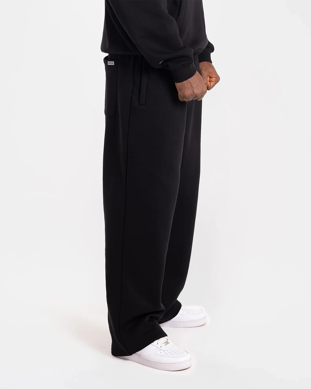 Johnson Straight Leg Joggers - Black - Image 3