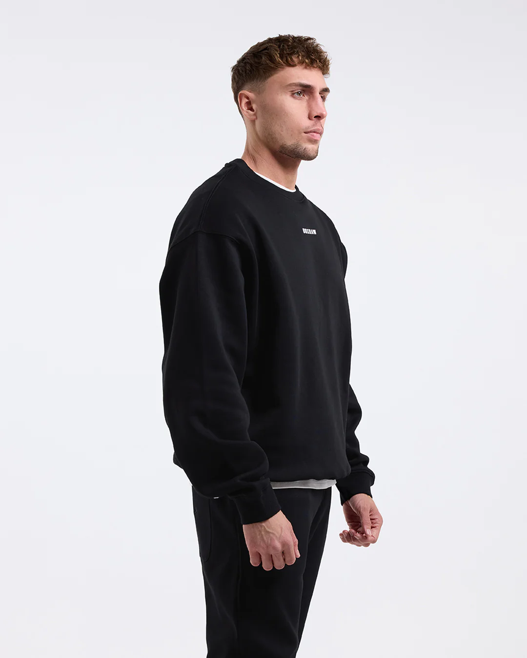 Johnson Oversized Sweatshirt - Black - Image 10