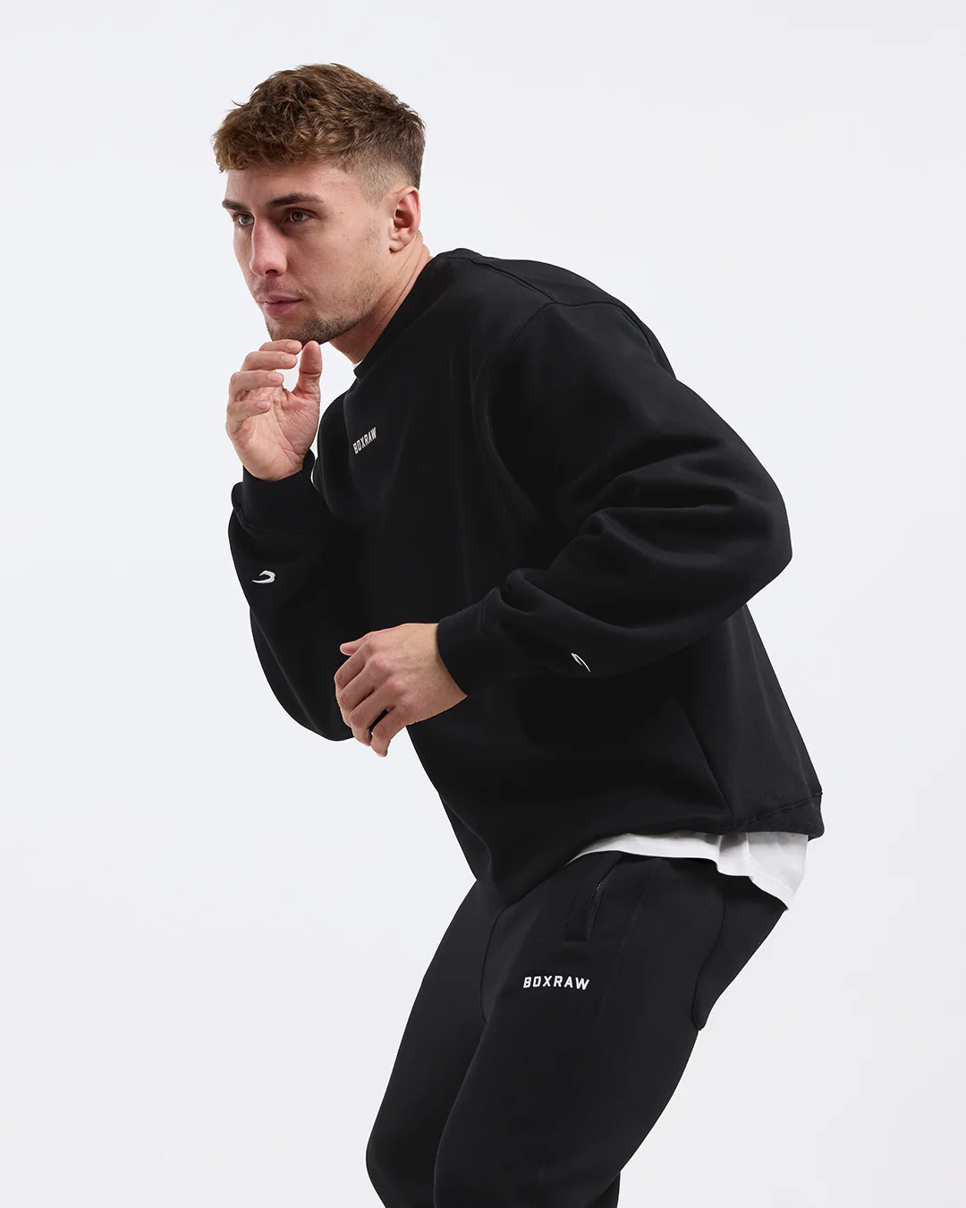 Johnson Oversized Sweatshirt - Black - Image 5