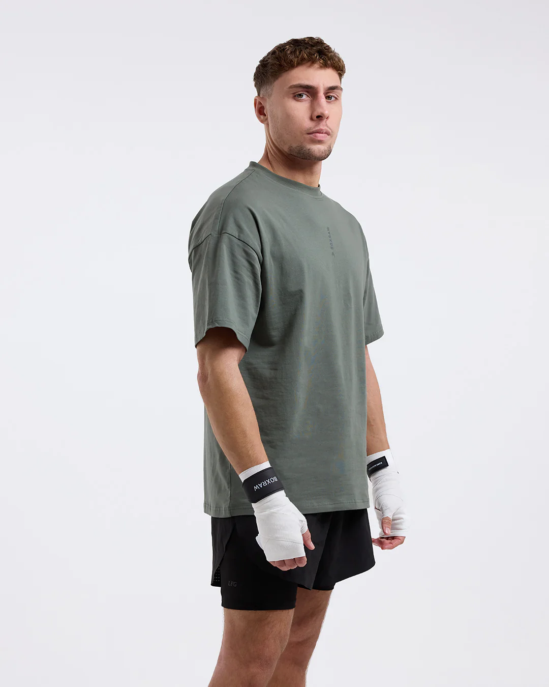 Lineal Oversized T-Shirt - Green - Image 8