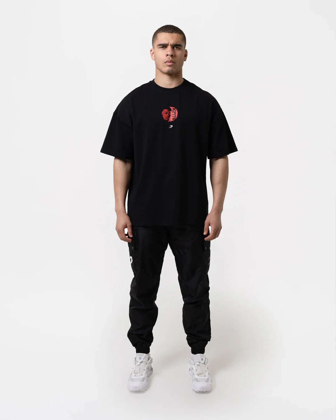 LTD. Edition Nakatani 'The Day' Fight Oversized T-Shirt - Black - Image 2