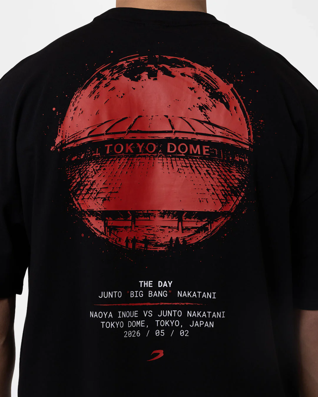 LTD. Edition Nakatani 'The Day' Fight Oversized T-Shirt - Black - Image 8