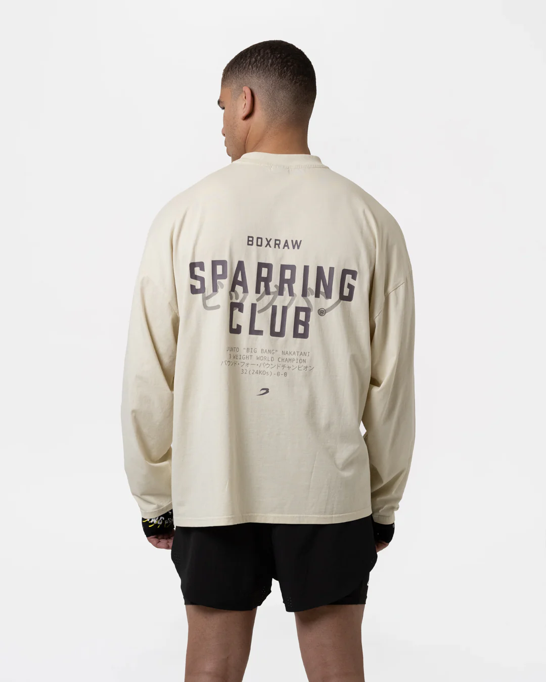Nakatani x Sparring Club Long Sleeve T-Shirt - Washed Beige - Image 7