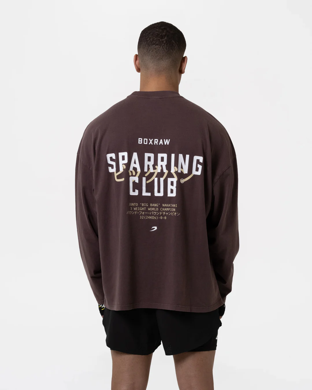 Nakatani x Sparring Club Long Sleeve T-Shirt - Washed Brown - Image 8