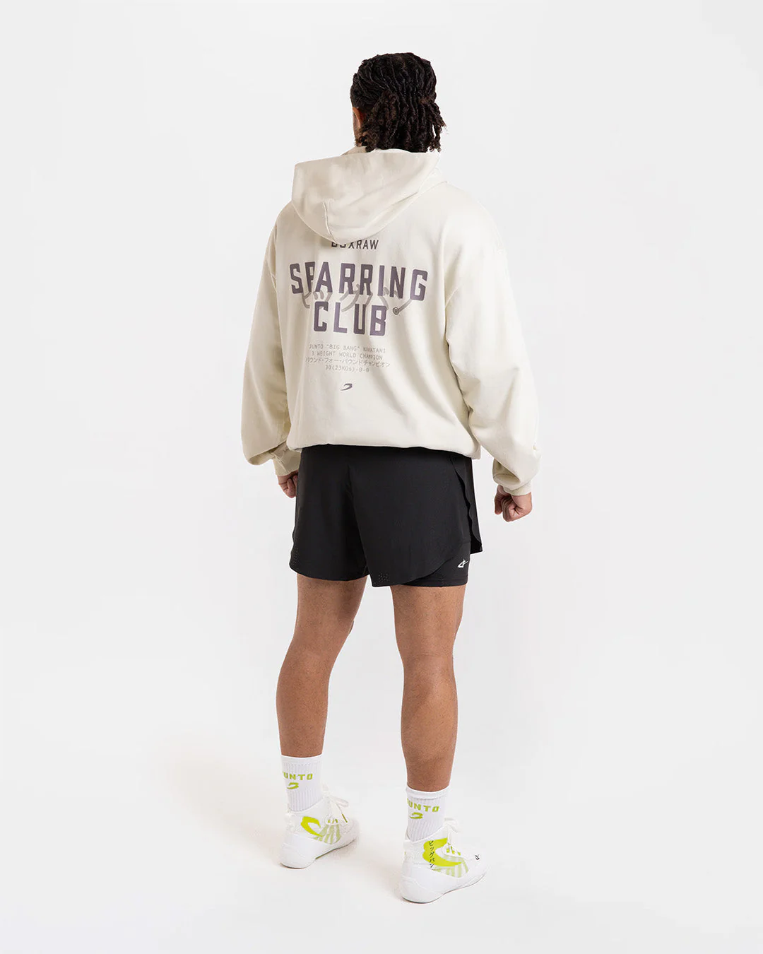Nakatani x Sparring Club Oversized Hoodie - Washed Beige - Image 10