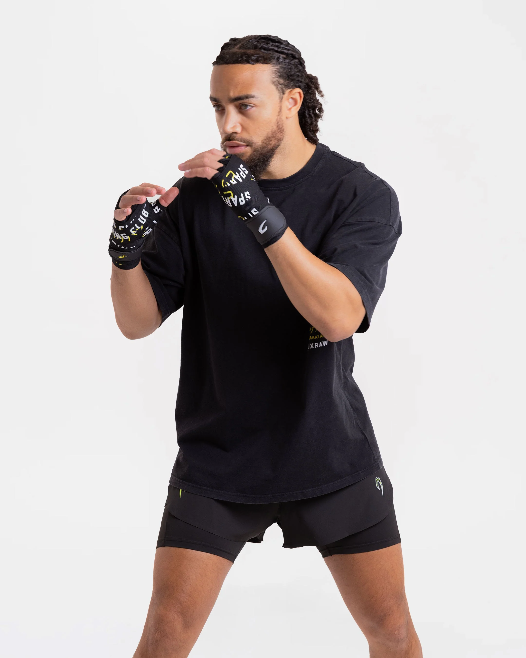 Nakatani x Sparring Club Oversized T-Shirt - Washed Black - Image 6
