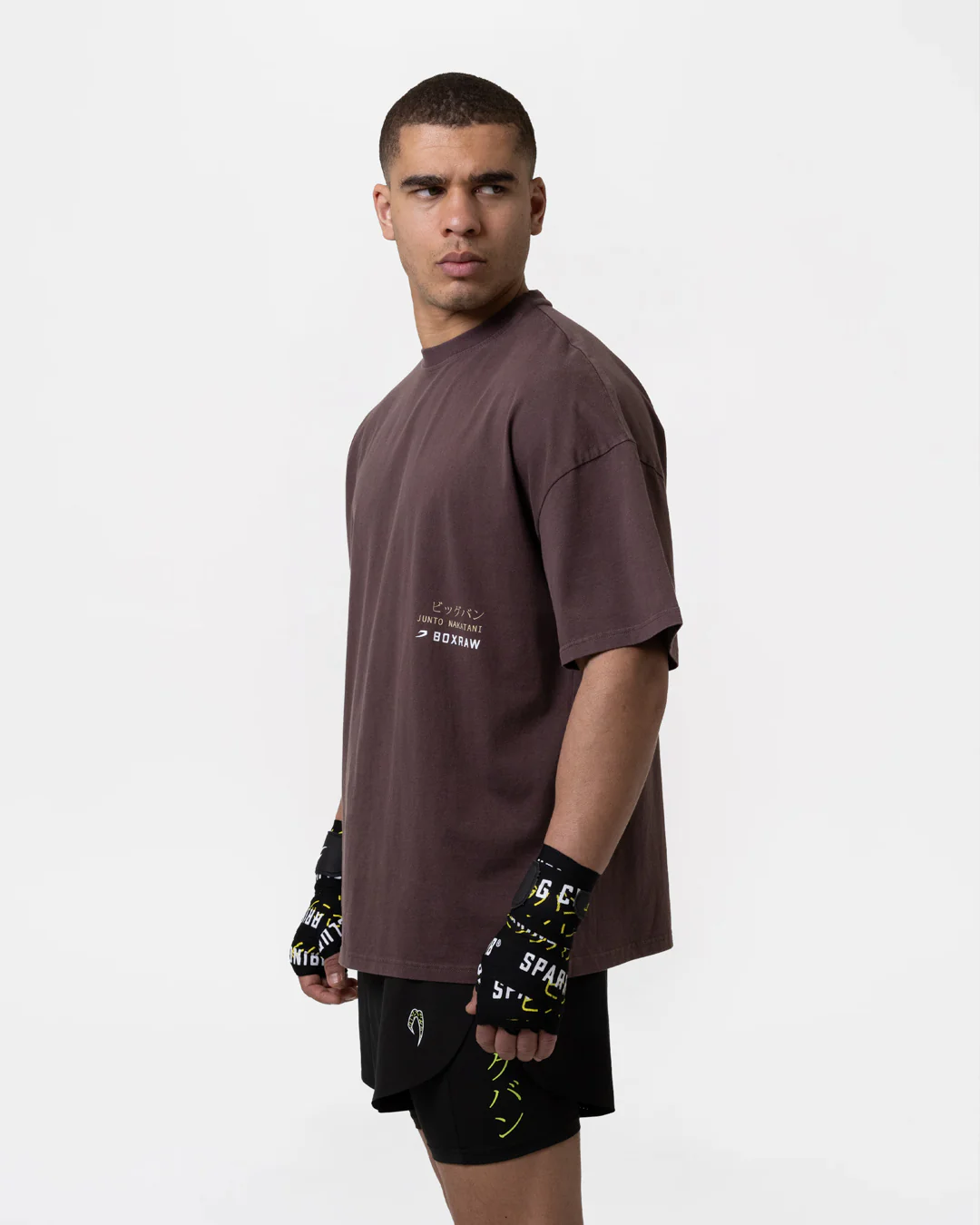 Nakatani x Sparring Club Oversized T-Shirt - Washed Brown - Image 6