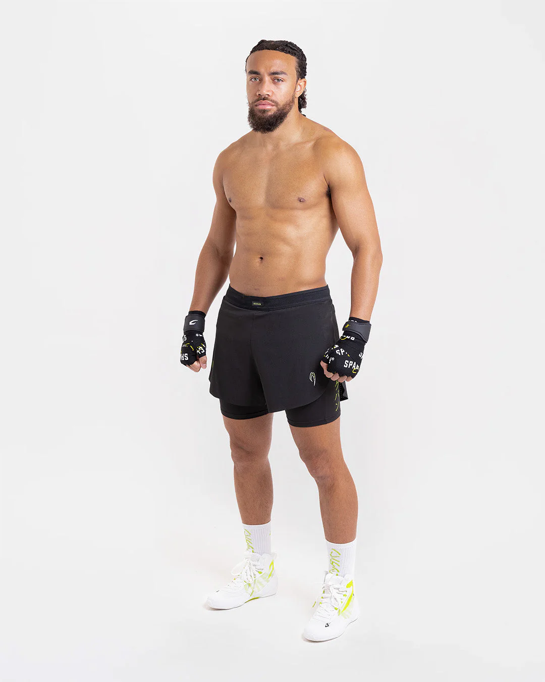 Nakatani x BOXRAW 2-in-1 Shorts - Black - Image 3