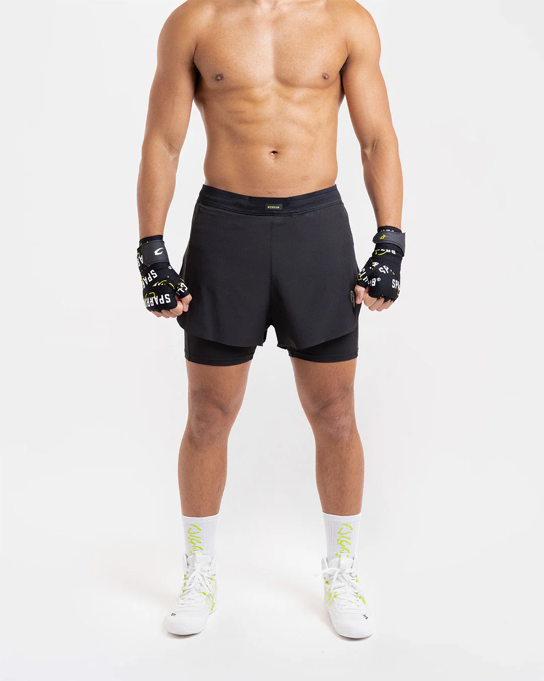 Nakatani x BOXRAW 2-in-1 Shorts - Black - Image 4