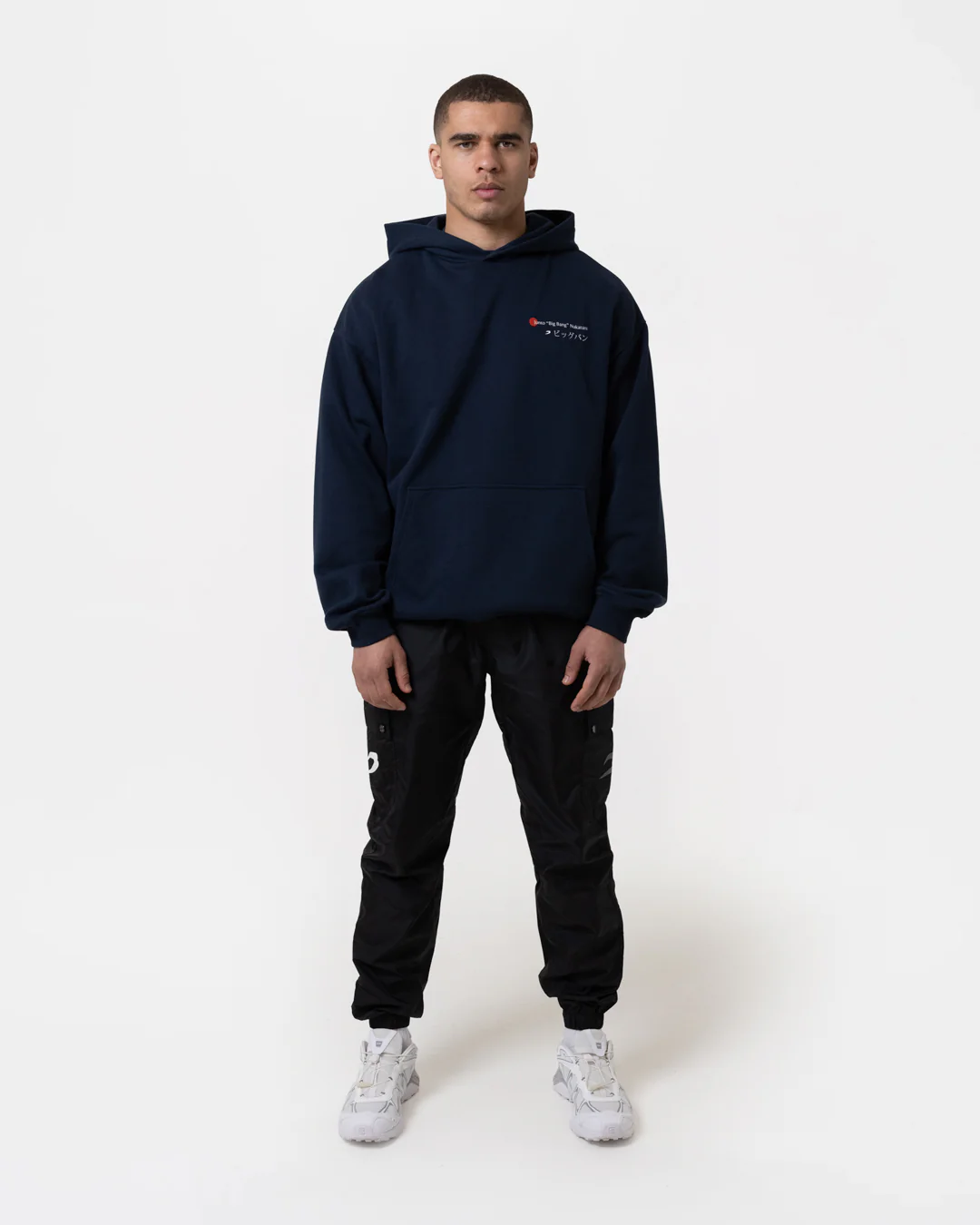 Nakatani x BOXRAW Oversized Hoodie - Navy - Image 2