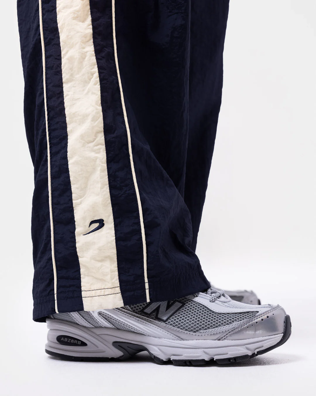 Nell Track Bottoms - Navy/Cream - Image 8