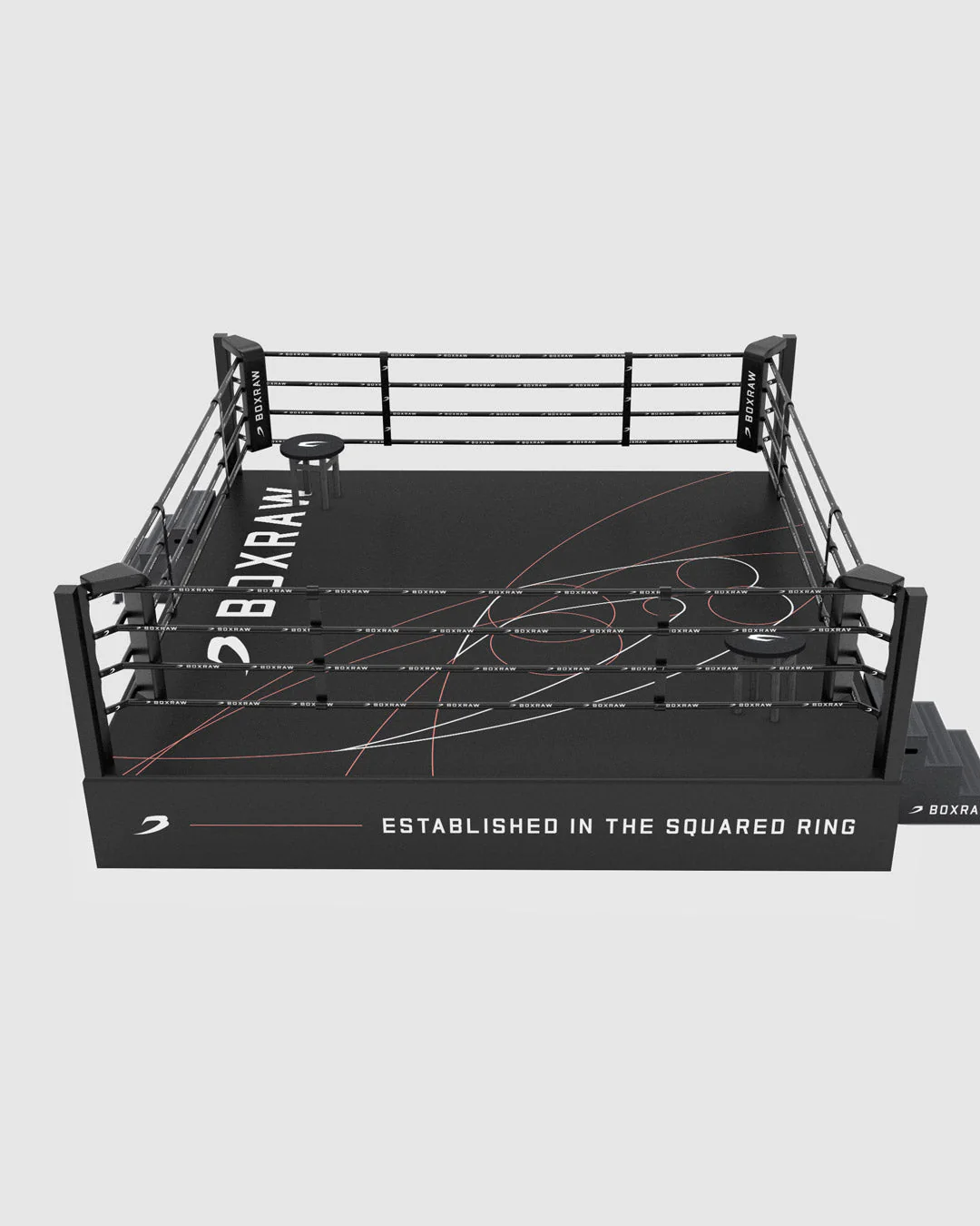 BOXRAW Boxing Ring Canvas & Dressing - Black/Golden Ratio - Image 4