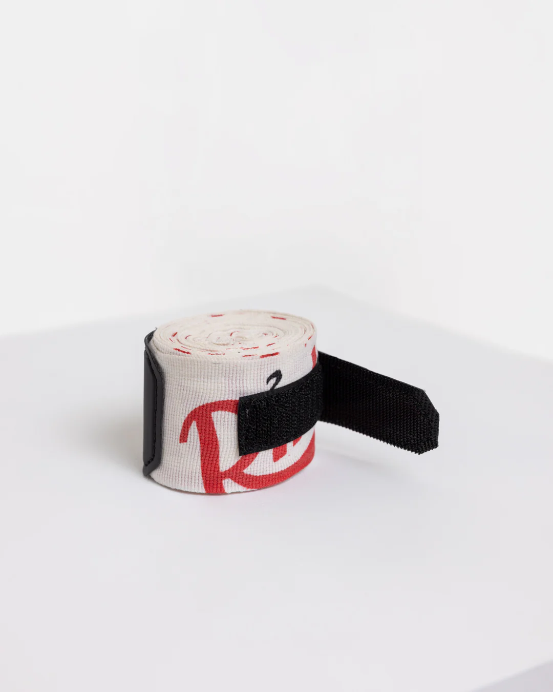 Ring x BOXRAW 180" Hand Wraps - Beige/Red - Image 4