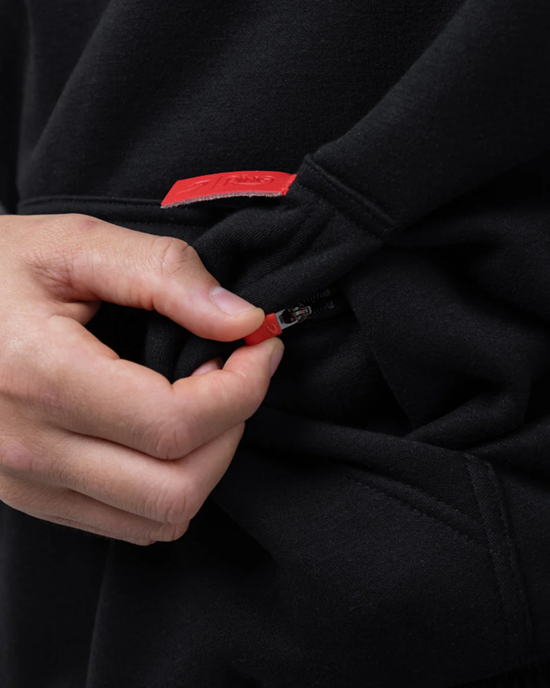 Ring x BOXRAW Oversized Hoodie - Black/Beige - Image 10