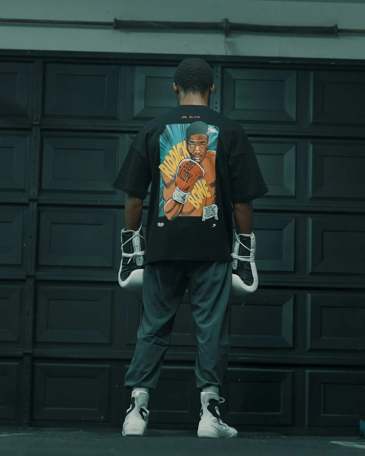 Ring x BOXRAW Riddick Bowe Oversized T-Shirt - Black - Image 3
