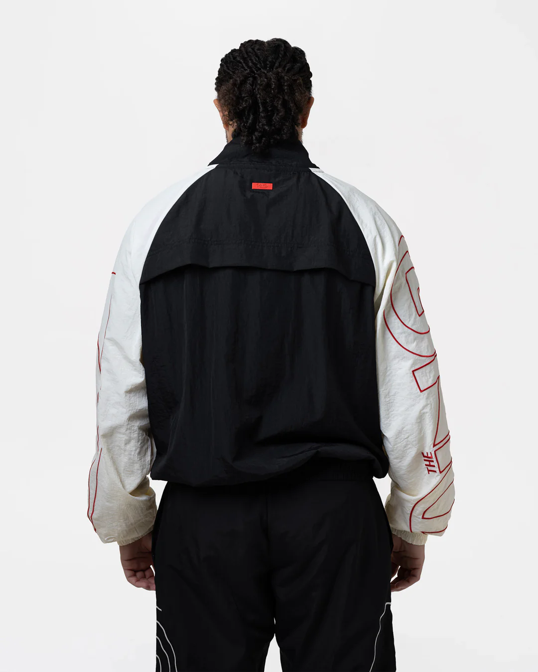 Ring x BOXRAW Track Jacket - Black/Beige - Image 7