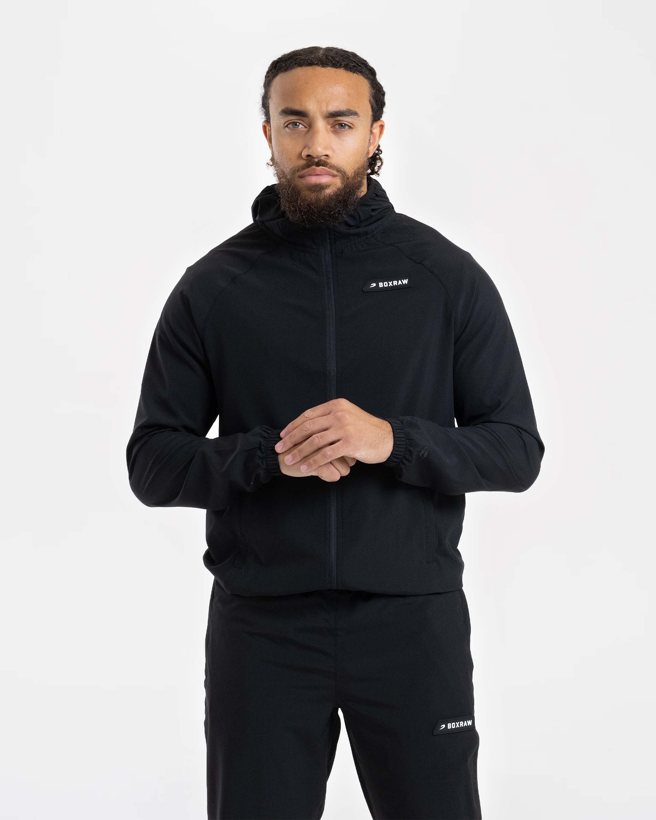 Robinson Training Jacket - Black - Image 5