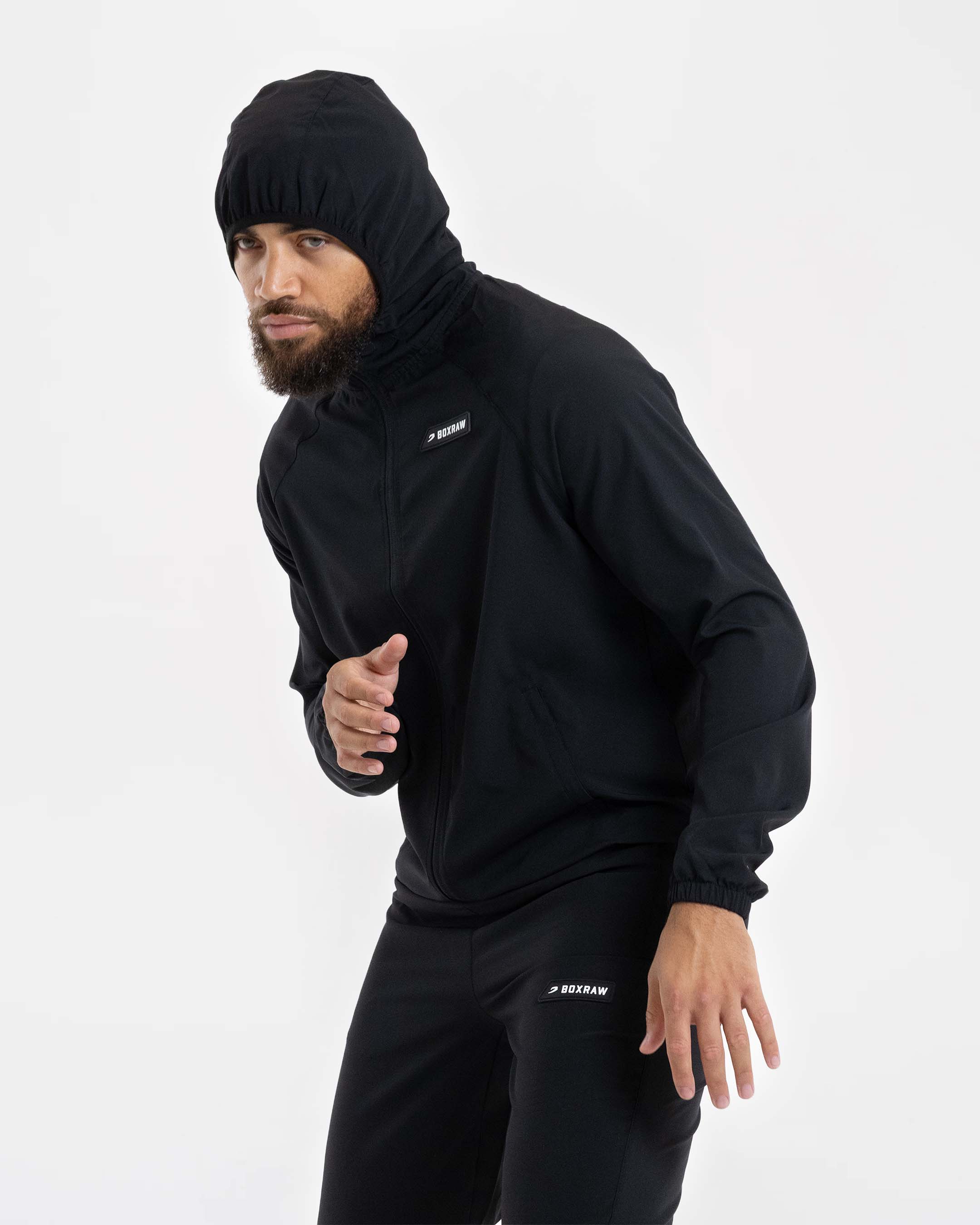 Robinson Training Jacket - Black - Image 7